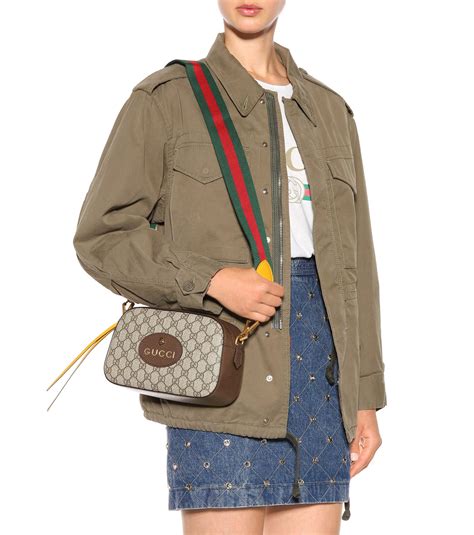 gucci bee gg supreme shoulder bag|Gucci supreme crossbody bag.